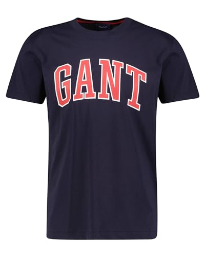 GANT Herren MD T-Shirt, Evening Blue, XXL von GANT