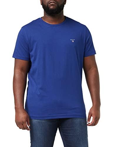 GANT Herren ORIGINAL SS T-Shirt, DEEP Blue, S von GANT