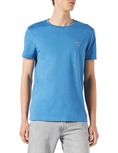 GANT Herren ORIGINAL SS T-Shirt, Day Blue, XL von GANT