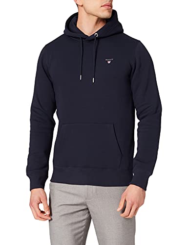 GANT Herren Original Sweat Hoodie Kapuzenpullover, Evening Blue, XXL EU von GANT