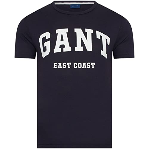 GANT Herren T-Shirt 2003129 Evening Blue M von GANT