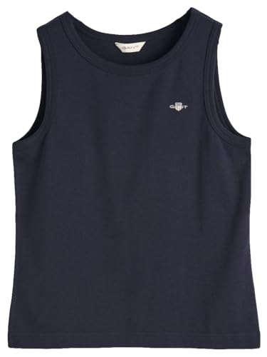 GANT Jungen Shield Tank TOP, Evening Blue, 134/140 cm von GANT