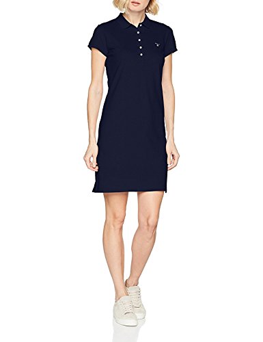 GANT Original Piqué Polokleid - Evening Blue - S von GANT