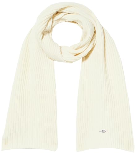 GANT Unisex Shield Wool Knit Scarf Schal, Cream, Standard von GANT