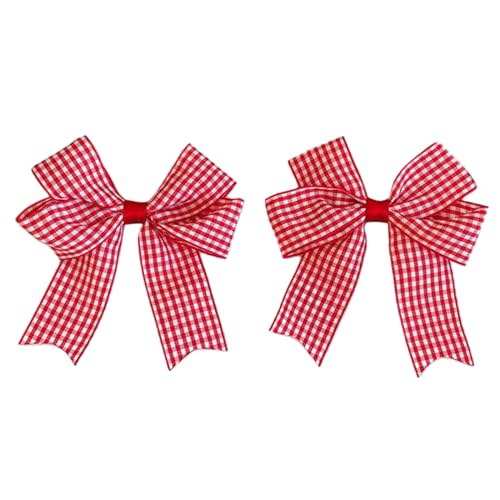 Haarspange für Mädchen, niedlich, mit Bowler-Hut, kariert, Erdbeere, kariert, 2 Stück Haarspange für Mädchen, niedlich, mit Bowler-Hut, kariert, Erdbeere, kariert, 2 Stück von GAOINTELL
