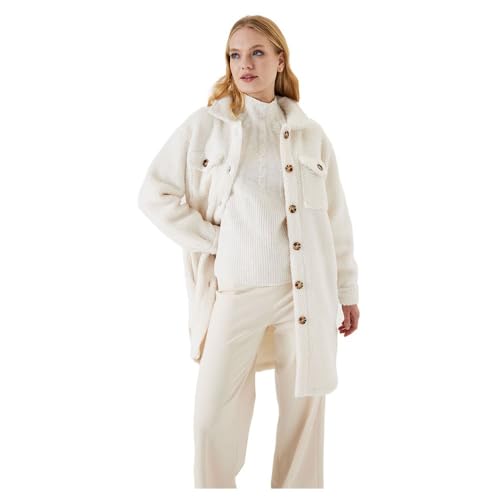 Garcia Damen Colbert + Gilet Sweatshirt, Off White, 32 von GARCIA DE LA CRUZ