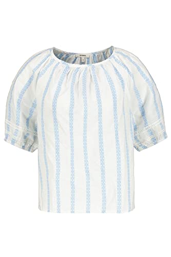 Garcia Damen Shirt Short Sleeve Bluse, Off White, XS von GARCIA DE LA CRUZ