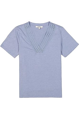 Garcia Damen Short Sleeve T-Shirt, Blue Grey, XXL von GARCIA DE LA CRUZ