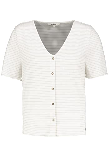 Garcia Damen Short Sleeve T-Shirt, Off White, M von GARCIA DE LA CRUZ