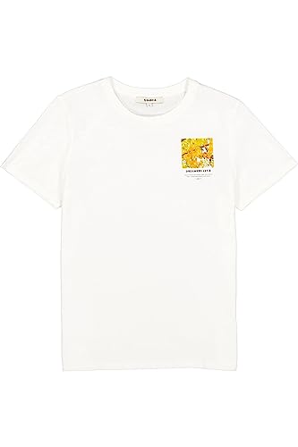 Garcia Damen Short Sleeve T-Shirt, Off White, S von GARCIA DE LA CRUZ