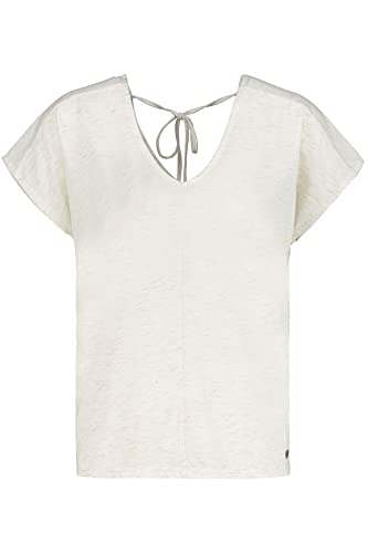 Garcia Damen Short Sleeve T-Shirt, Off White, XS von GARCIA DE LA CRUZ