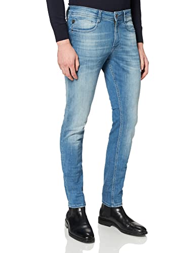 Garcia Herren Rocko Tapered Fit Jeans, Blau (Light Used 8010), W28/L34 (Herstellergröße: 28) von GARCIA DE LA CRUZ