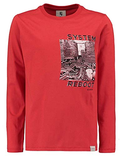 Garcia Jungen Langarmshirt, rot(Lava) regulär fit S03403 (152/158) von GARCIA DE LA CRUZ