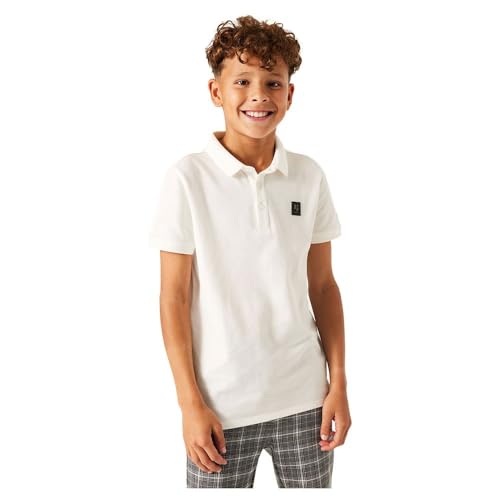 Garcia Kids Jungen Polo Polohemd, Off White, 152 cm von GARCIA DE LA CRUZ