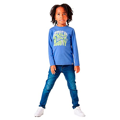 Garcia Kids Jungen Short Sleeve T-Shirt, Blue Bird, 104/110 von GARCIA DE LA CRUZ