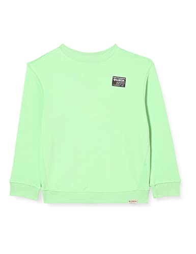 Garcia Kids Jungen Sweater Sweatshirt, Green Lizzard, 104/110 von GARCIA DE LA CRUZ