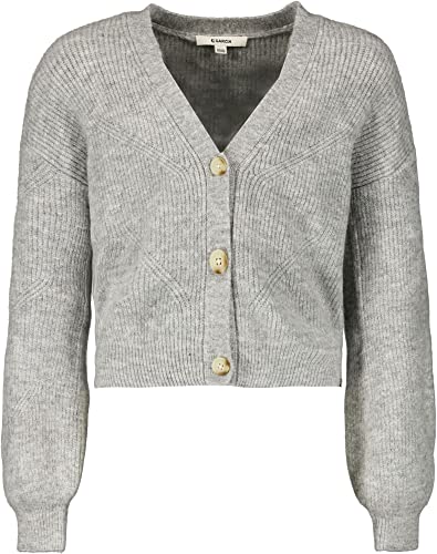 Garcia Mädchen J12653 Strickjacke, Grey Melee, 128/134 von GARCIA DE LA CRUZ