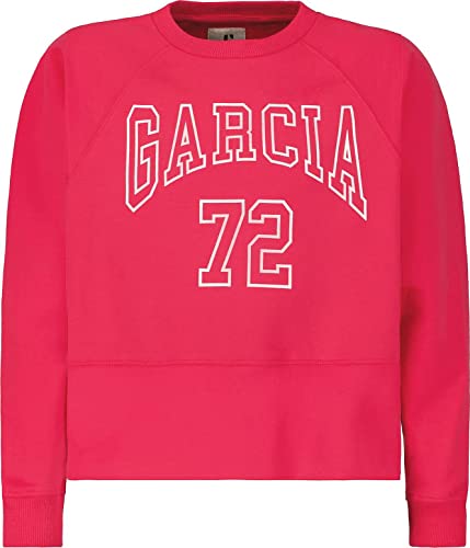 Garcia Mädchen Sweater Sweatshirt, Candy red, 176 von GARCIA DE LA CRUZ