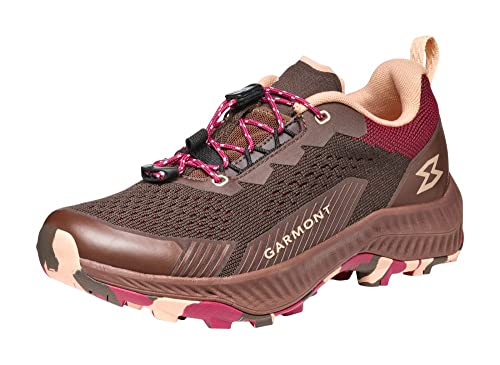 GARMONT 9.81 Pulse Damen,Frauen Trekkingschuhe,Hikingschuhe,Trailrunner,Sportschuhe,Trainingsschuhe,Fitnessschuhe,Brown/Persian Red,41.5 EU / 7.5 UK von GARMONT