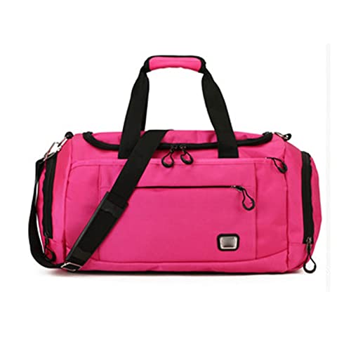 Reisetaschen für Männer, Fitnessstudio, Schwarze Taschen, Sport, Damen, Fitness-Gadgets, Yoga-Tasche, Turnbeutel, Turnbeutel für Training, Reisen, Sport, Seesäcke (Farbe: Rosa) von GARWAR