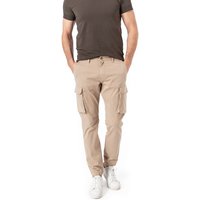 GAS Herren Cargohose beige Baumwolle von GAS