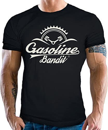 Gasoline Bandit Biker Racer T-Shirt Logo für Motorradfahrer von Gasoline Bandit