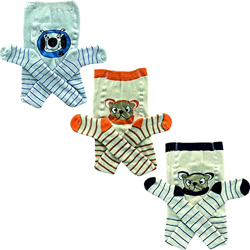 GAWILO Baby & Kinder Vollplüsch Strumpfhose (3er-Pack) (62-68, farbig 1) von GAWILO