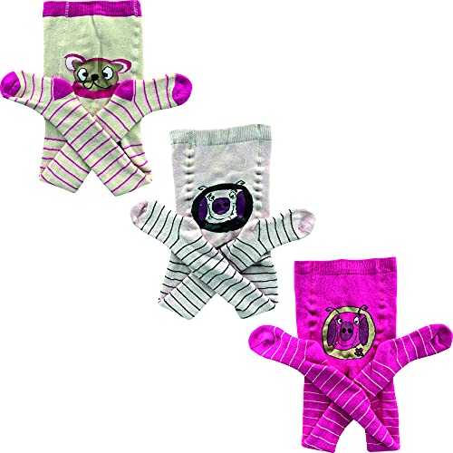 GAWILO Baby & Kinder Vollplüsch Strumpfhose (3er-Pack) (110-116, farbig 2) von GAWILO