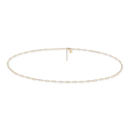 GD GOOD.designs Bauchkette gold - verstellbare Gliederkette (78-93cm) mit 18K Vergoldung I Wasserfeste Körperkette für Damen I Hautverträgliche Body Chain von GD GOOD.designs