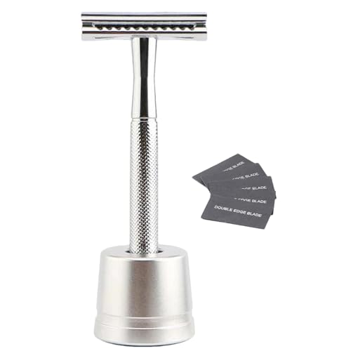 Rasur – Sicherheitsrasur für Herren, Metall, zweischneidig, für Männer, reisefreundlich, Damen Rasur – Sicherheitsrasur für Herren, Metall, zweischneidig, für Männer, reisefreundlich, Damen von GENERIC