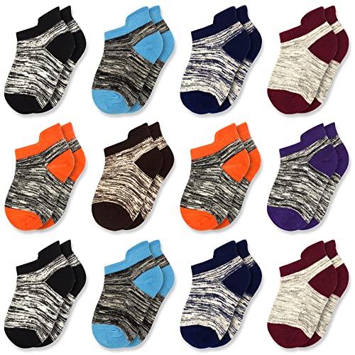 GENTABY Kinder socken Jungen Sneakersocken Mädchen Baumwolle Bunte Socken Größe 35-38 Alter 10-14 Jahre 12 Paar Kinder Sportsocken GENTABY Kinder socken Jungen Sneakersocken Mädchen Baumwolle Bunte Socken Größe 35-38 Alter 10-14 Jahre 12 Paar Kinder Sportsocken von GENTABY