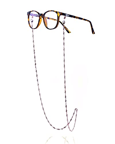 GERNEO® - Toronto – Maskenhalter & Brillenkette Roségold - korrosionsbeständig – einzigartig hochwertige Brillen Kette & Brillenband für Sonnenbrille & Lesebrille - Brillenkette mit Karabiner von GERNEO