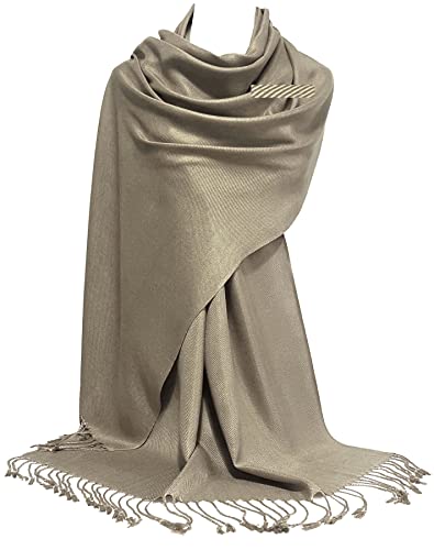 GFM® Schal im Pashmina-Stil, für alle Jahreszeiten, weich, B9, B9-ekek-braun, 42 von GFM