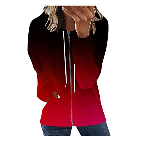 GFPGNDFHG Kapuzen Kaputzensweatshirtjacke Damen Winterjacke Damen Damen T Shirt Kurzer Arm Pullover Damen Sweatshirtjacken Winterjacke Damen Senfgelb Cardigan Weiß Mode für Mollige Frauen von GFPGNDFHG