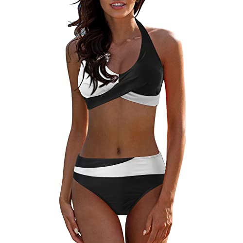 Schwimmhose Damen Bikini bademode für Damen schwimm-Shirt mit uv-Schutz Bikini 85f Bikini Tankini Oberteil Damen große größen Bikini für mollige Frauen Bikini hoher Beinausschnitt Bikini von GFPGNDFHG