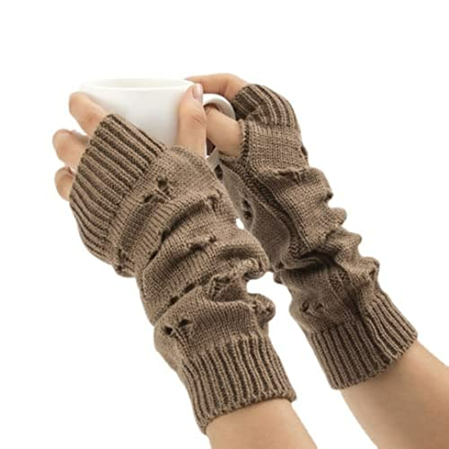 Grunge Handschuhe Fee Grunge Zubehör Grunge Zubehör Ripped Glove Grunge Kleidung Fairy Grunge Ästhetik, braun, Mittel von GGOOB