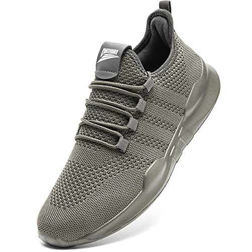 Laufschuhe Herren Turnschuhe Joggingschuhe Leichtgewichts Sneaker Tennisschuhe Fitness Trainingsschuhe Atmungsaktiv Sportschuhe Walking Schuhe Gray 40 von GHFKKB