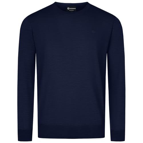 GIESSWEIN Cotton Crew Pullover Herren - Baumwoll Strickpullover & Sweatshirt für Männer, Pulli Herren ohne Kapuze, Business Herren-Sweatshirt Langarm von GIESSWEIN