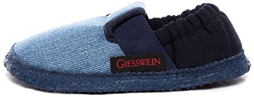 GIESSWEIN Unisex Kinder Aichach Flache Hausschuhe, Dunkle Jeans 528, 31 EU von GIESSWEIN