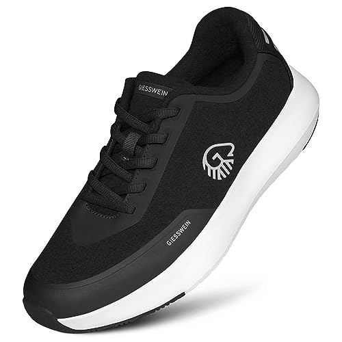 GIESSWEIN Merino Curve Sneaker Herren - atmungsaktive Turnschuhe zum barfuss tragen, Bequeme Herren-Schuhe leicht, leichte Sommerschuhe & Sneakers Men von GIESSWEIN