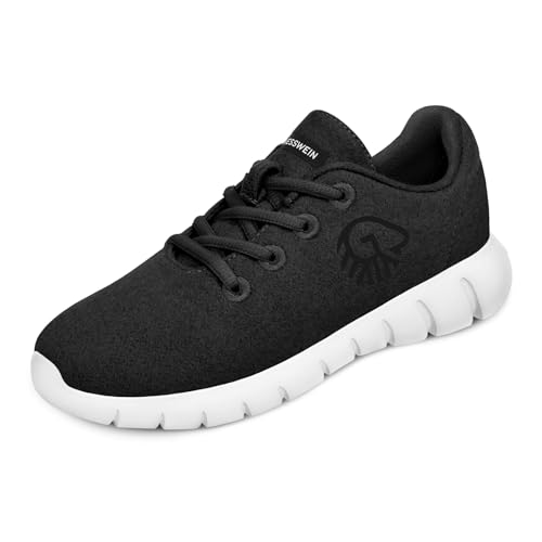 GIESSWEIN Merino Runners Men atmungsaktiv - Herren Sneaker für gesunden Gang - Bequeme leichte Arbeitsschuhe, ideal für Pflegeberufe - Freizeitschuhe von GIESSWEIN