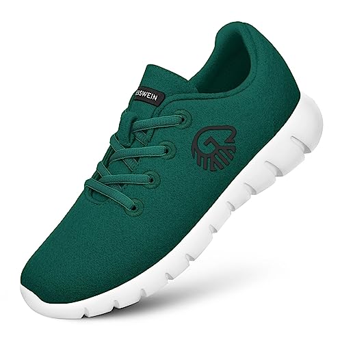 GIESSWEIN Merino Runners Men atmungsaktiv - Herren Sneaker für gesunden Gang - Bequeme leichte Arbeitsschuhe, ideal für Pflegeberufe - Freizeitschuhe von GIESSWEIN