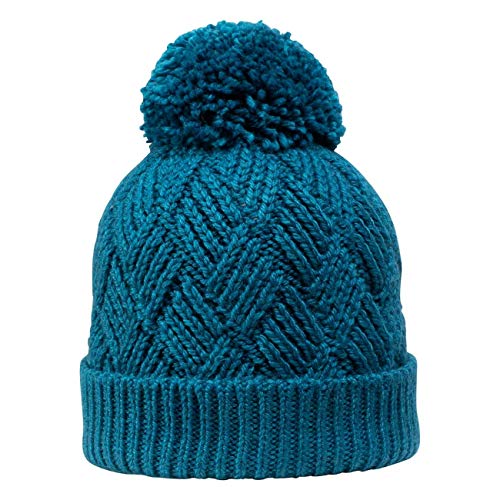 GIESSWEIN Mütze Setzberg - Gefütterte Wintermütze aus Merinowolle, Strickmütze mit Bommel & Krempe, Unisex Beanie, Merino Wool Cap von GIESSWEIN