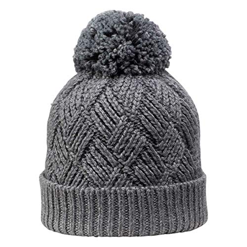 GIESSWEIN Mütze Setzberg - Gefütterte Wintermütze aus Merinowolle, Strickmütze mit Bommel & Krempe, Unisex Beanie, Merino Wool Cap von GIESSWEIN