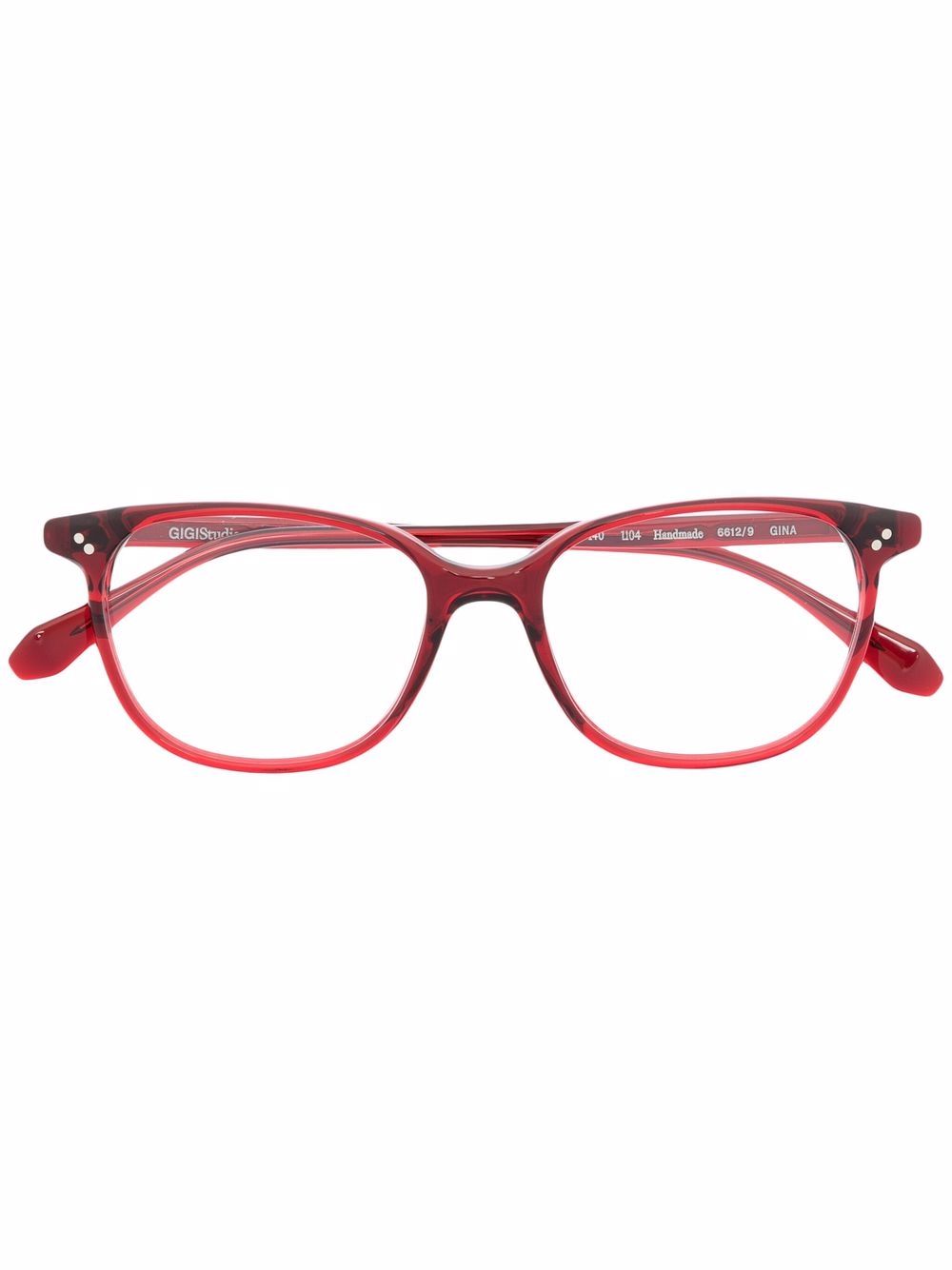 GIGI STUDIOS Brille mit eckigem Gestell - Rot von GIGI STUDIOS