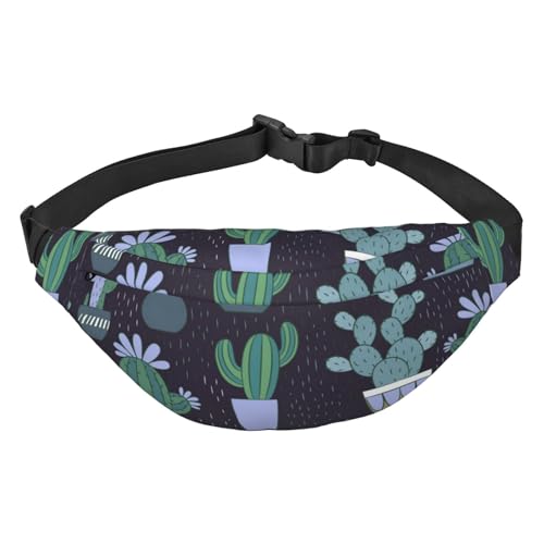 Cactus Pottings Hüfttasche zum Laufen für Damen und Herren Crossbody Gürteltasche Bauchtasche, mehrfarbig, Einheitsgröße, Kuriertasche von GIMMAV