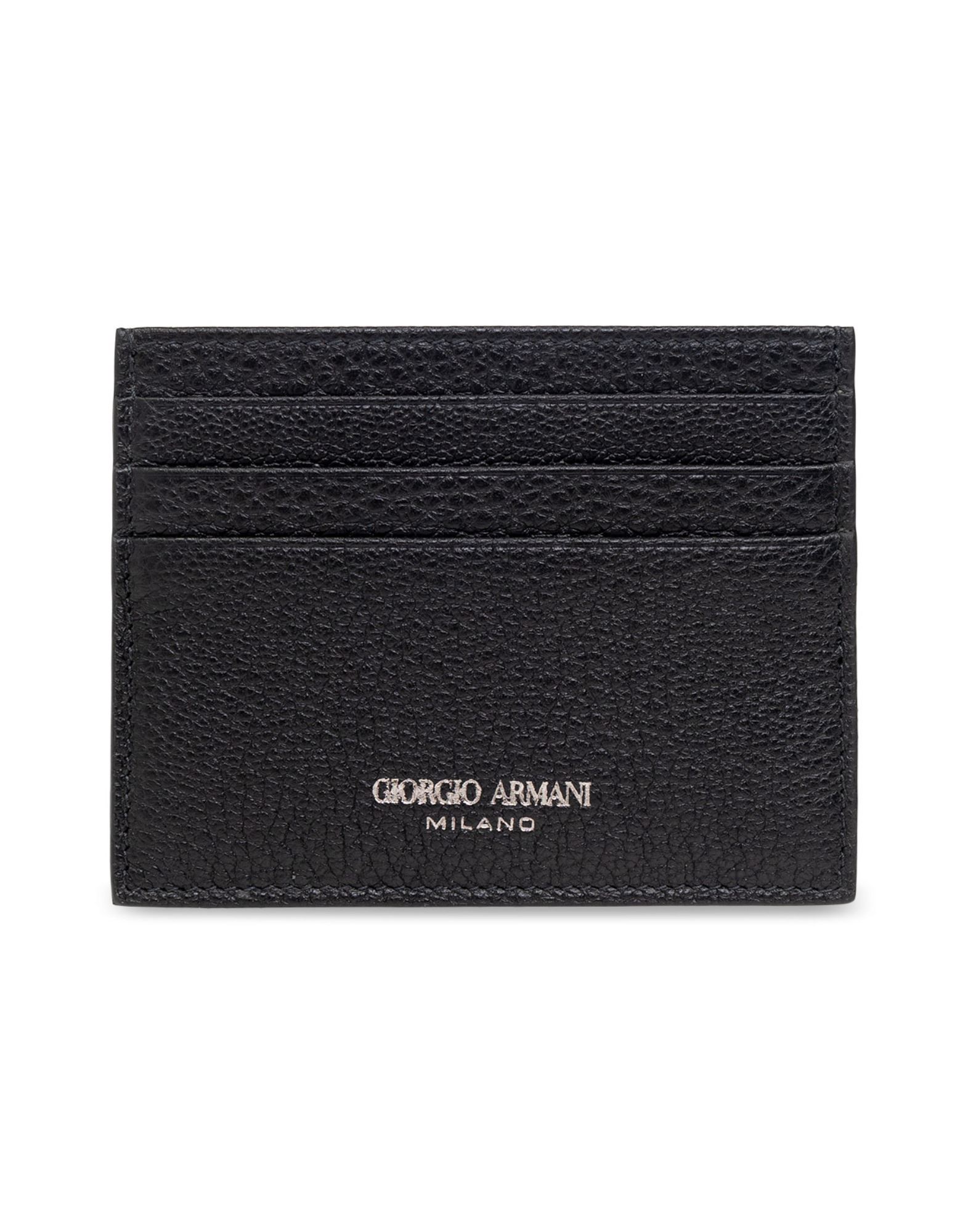 GIORGIO ARMANI Kartenetui Herren Schwarz von GIORGIO ARMANI