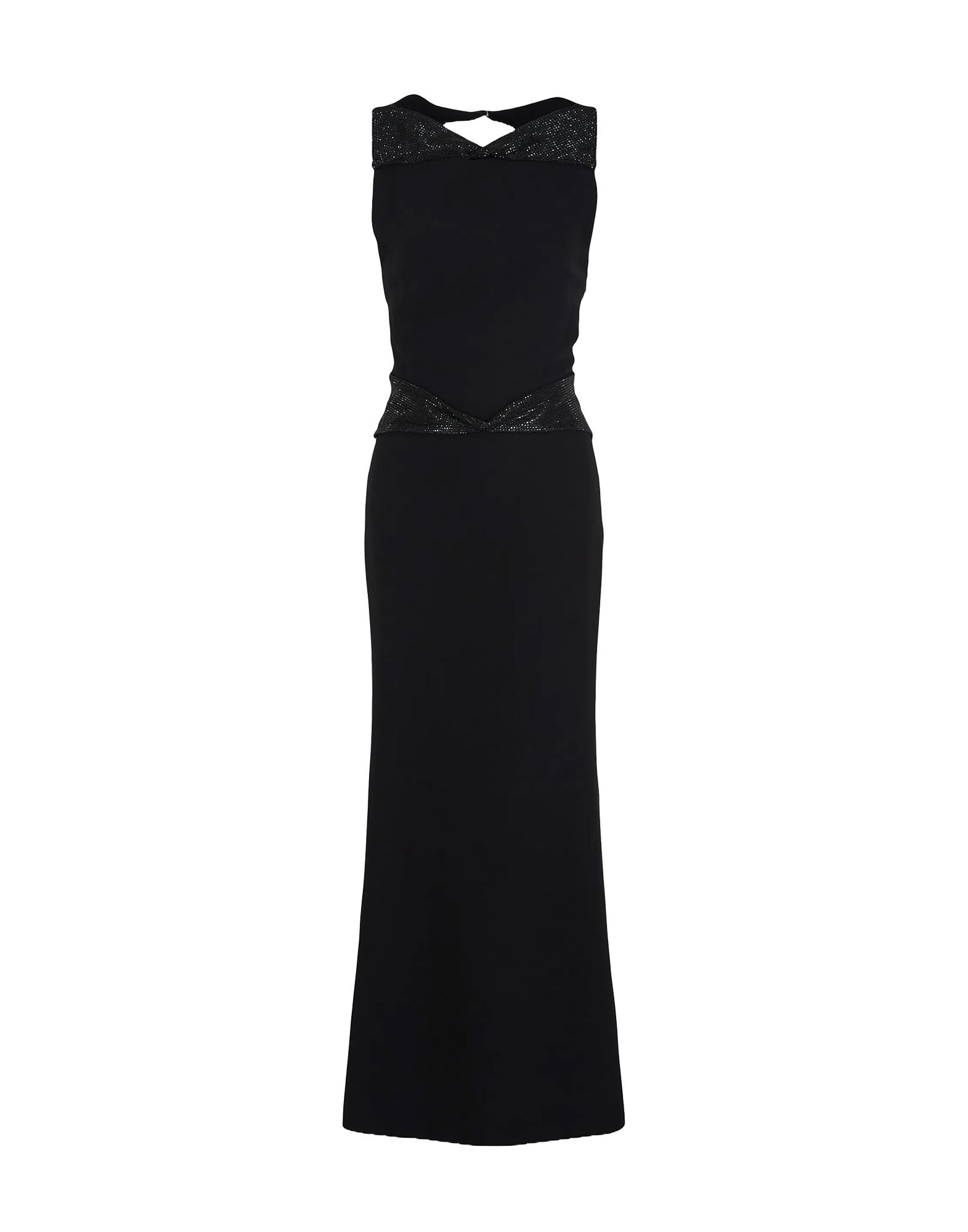 GIORGIO ARMANI Maxi-kleid Damen Schwarz von GIORGIO ARMANI