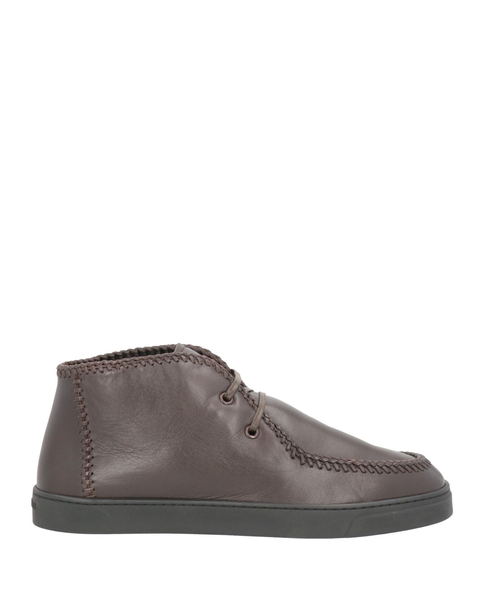 GIORGIO ARMANI Stiefelette Herren Dunkelbraun von GIORGIO ARMANI