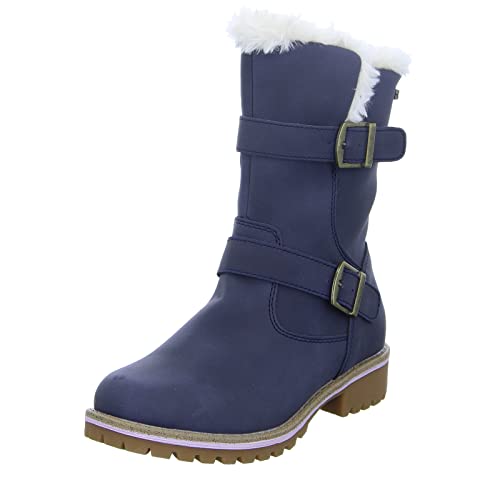 GIRLZ ONLY Kinder Stiefel 454143 Mädchen Stiefel Reißverschluss Tex-Membran Blau (Navy) Größe 38 EU von GIRLZ ONLY